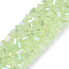 Electroplate Imitation Jade Glass Beads Strands EGLA-Q139-01A-B04-1