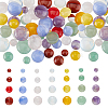 56Pcs 28 Styles Natural & Synthetic Mixed Gemstone Cabochons G-FH0002-55-1
