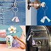 DIY Resin Cat Pendant Keychian Making Kits DIY-YW0013-16-6
