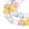 Electroplate Glass Beads Strands EGLA-N019-10mm-02-3