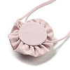 Fabric Rose Tie Choker Necklaces for Women NJEW-Z022-01L-3