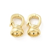 Brass Fold Over Clasps KK-Z083-20G-1