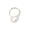 Adjustable Brass Ring Components KK-Q573-004P-1
