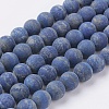 Natural Lapis Lazuli Beads Strands G-J376-52-10mm-1