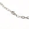 304 Stainless Steel Cable Chain Necklace Making STAS-A028-N091P-3