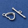 925 Sterling Silver Toggle Clasps STER-A008-46-2