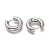 Tarnish Resistant 201 Stainless Steel Huggie Hoop Earrings EJEW-O095-05-14-2