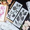 PET Plastic Drawing Painting Stencils Templates DIY-WH0304-900-3