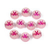 Luminous Frosted Acrylic Beads FACR-T008-02X-1