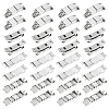 DICOSMETIC 20 Sets 2 Styles Rectangle 201 Stainless Steel Watch Band Clasps STAS-DC0011-60-1