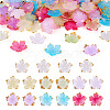 120Pcs 8 Colors Acrylic Bead Caps MACR-TA0002-59-1
