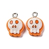 Halloween Theme Opaque Resin Pendants RESI-D075-01M-1