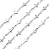 Tarnish Resistant 3.28 Feet 304 Stainless Steel Link Chains X-CHS-K001-68-1