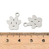 201 Stainless Steel Pendants STAS-Z195-02P-03-3