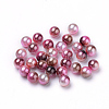 Rainbow Acrylic Imitation Pearl Beads OACR-R065-10mm-A10-1