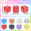 48Pcs Opaque Printed Acrylic Beads OACR-SC0002-92-2