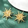304 Stainless Steel Stud Earrings EJEW-H164-01A-G-3