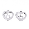 Non-Tarnish 201 Stainless Steel Charms STAS-S081-072-1