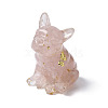 Resin Dog Display Decoration DJEW-P021-C02-1