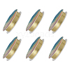 6 Rolls 6 Size Copper Jewelry Wire CWIR-FG0001-05LG-1