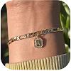 304 Stainless Steel Crystal Rhinestone Charm Bracelets FS-WG4E3AB-17-1
