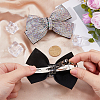 2Pcs Bowknot Rhinestone Hair Barrettes PHAR-HS0001-05-3