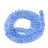 Imitation Jade Crackle Glass Beads Strands GLAA-Q108-05A-A02-2