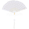 Plastic & Cloth Folding Fans AJEW-WH20020-161D-1