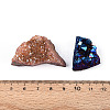 8~12Pcs Electroplated Natural Amethyst Geode Cornucopia Mineral Specimen G-N360-03A-4