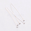 925 Sterling Silver Flat Head Pins STER-K017-20mm-S-1