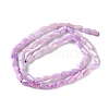 Ombre Effect Dyed Glass Beads Strands GLAA-I059-01-3