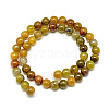 Natural Dragon Veins Agate Beads Strands G-Q948-81F-8mm-2