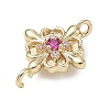 Brass Rhinestone Pendants RB-CBAA948-01G-2