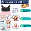 50Pcs PVC Adhesive Waterproof Self-Adhesive Stickers PW-WG6075D-01-2