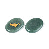 Natural Green Aventurine Cabochons G-T143-28G-2
