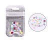 30Pcs 6 Colors Glass Rhinestone Cabochons MRMJ-R091-03-1