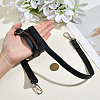 1Pc Black PU Imitation Leather Adjustable Bag Straps AJEW-CL0002-19P-3