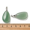 Natural Green Aventurine Pendants G-G147-02P-07-3