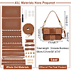 DIY PU Leather Braided Women's Crossbody Handbag Making Kits DIY-WH0349-47B-2