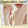 10Pcs Rack Plating Brass Fold Over Clasps KK-SC0006-67G-6