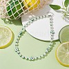 Fruit Polymer Clay & Glass Seed & Acrylic Pearl Beaded Necklace NJEW-JN04582-02-2