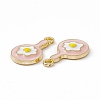 Alloy Enamel Pendants PALLOY-P287-10LG-01-3