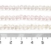 Transparent Painted Glass Beads Strands DGLA-A034-T3mm-A25-3