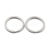 Non-Tarnish 304 Stainless Steel Split Key Rings STAS-Q314-01B-P-1