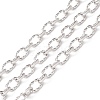 Tarnish Resistant 304 Stainless Steel Twist Oval Link Chains CHS-E022-01P-1