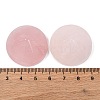 Natural Rose Quartz Cabochons G-Q184-01E-3