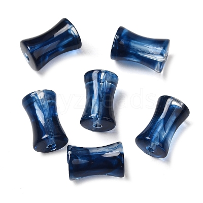 Transparent Acrylic Beads Gradient Effect OACR-Q193-01F-1