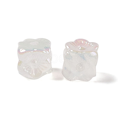 Opaque Acrylic Beads OACR-E004-22-1