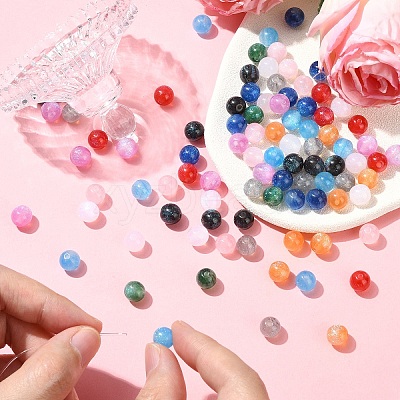 20Pcs Round Imitation Cat Eye Resin Beads RESI-YW0004-43A-1