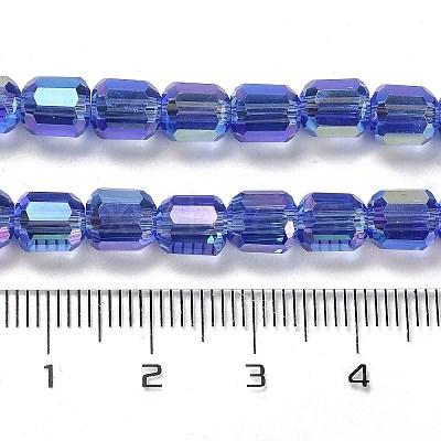 Electroplate Glass Beads Strands EGLA-D030-19H-1